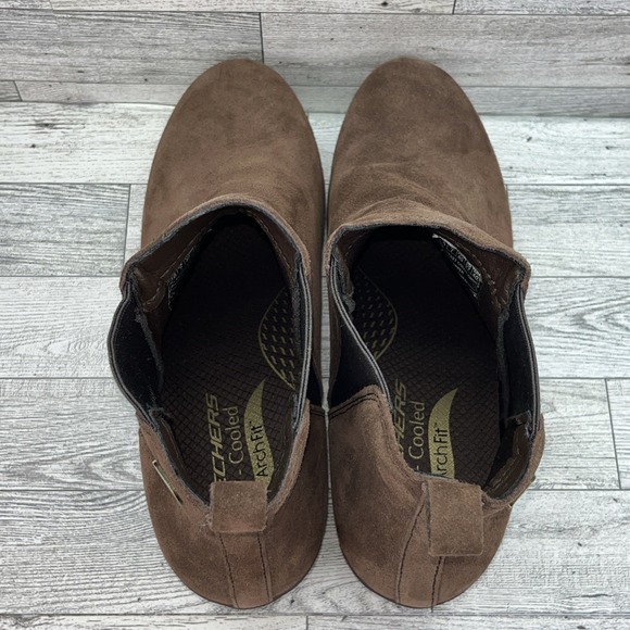 Skechers Lasso My Road Air Cooled Arch Fit Brown Suede 167327 Women Size‎ 10 - Picture 8 of 10